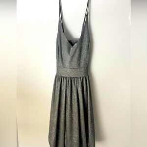 Gray beautiful cocktail dress